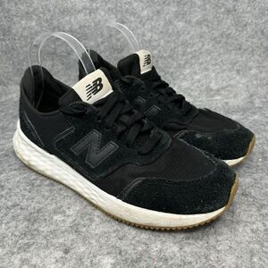 New Balance X-70 Running Shoes Mens Size 9.5 B Black suede Retro Snearkers